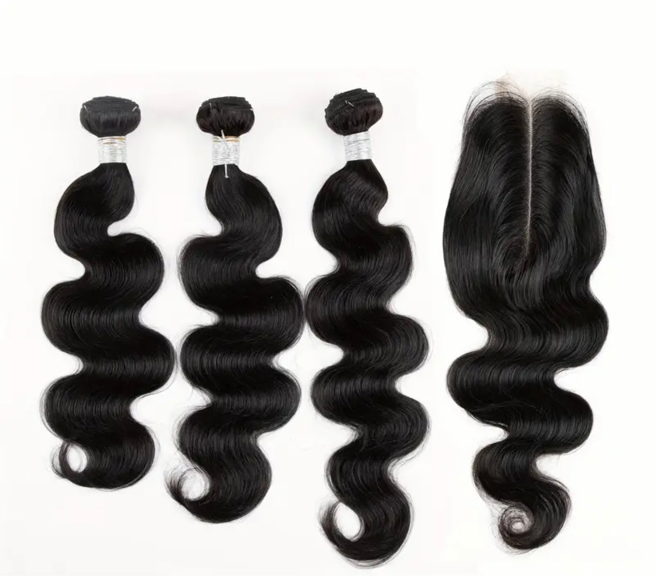 Raw Luxury Body Wave 3 Bundles With 2x6 Transparent Closure Deal