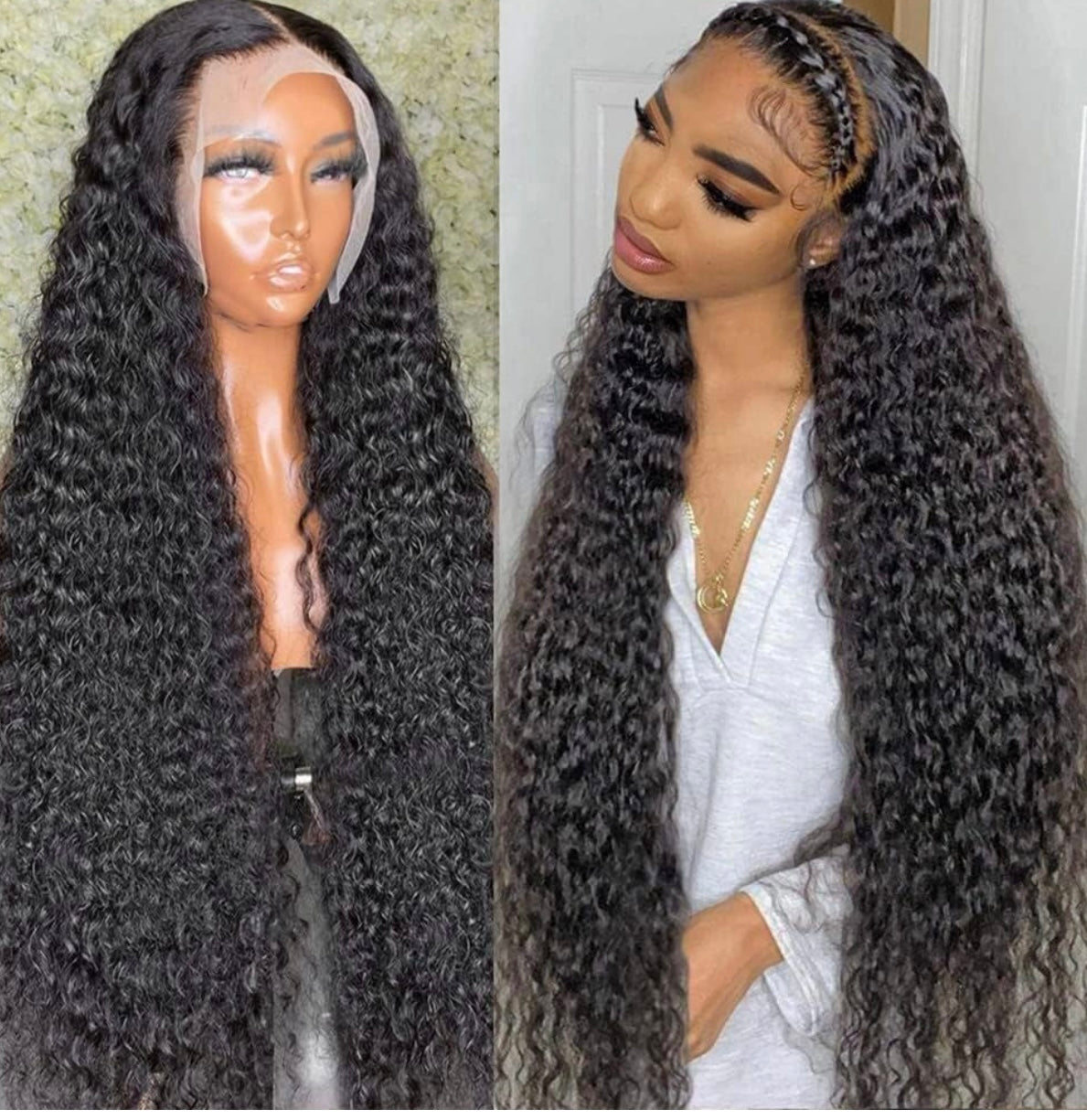 Raw Luxury Water Wave Transparent Lace Wig