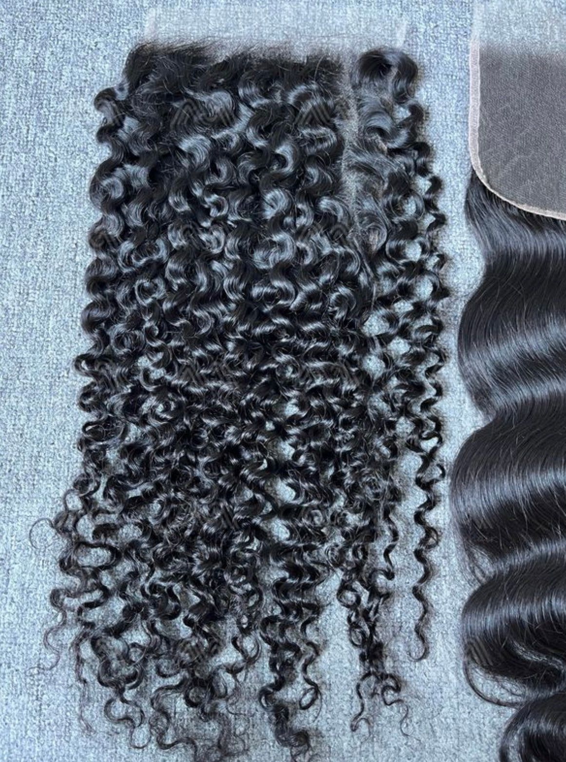 Raw Luxury Italian curly 7x7 HD Closure