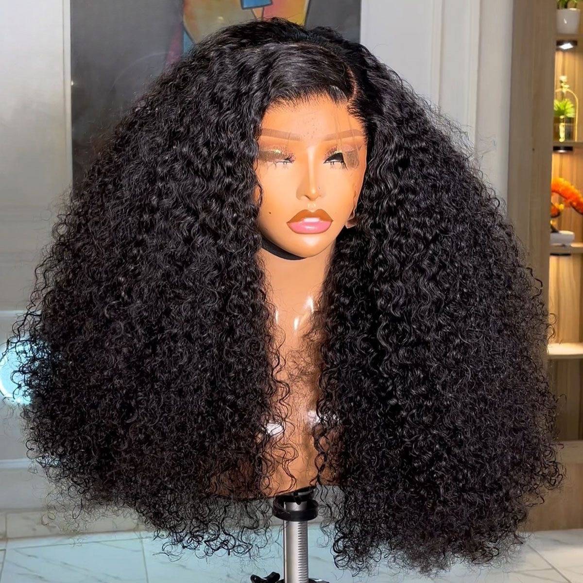 Raw Luxury Kinky Curly Transparent Lace Wig
