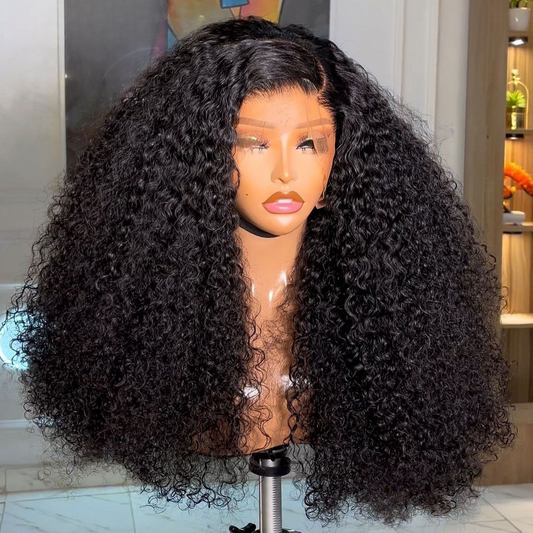 Raw Luxury Kinky Curly Transparent Lace Wig