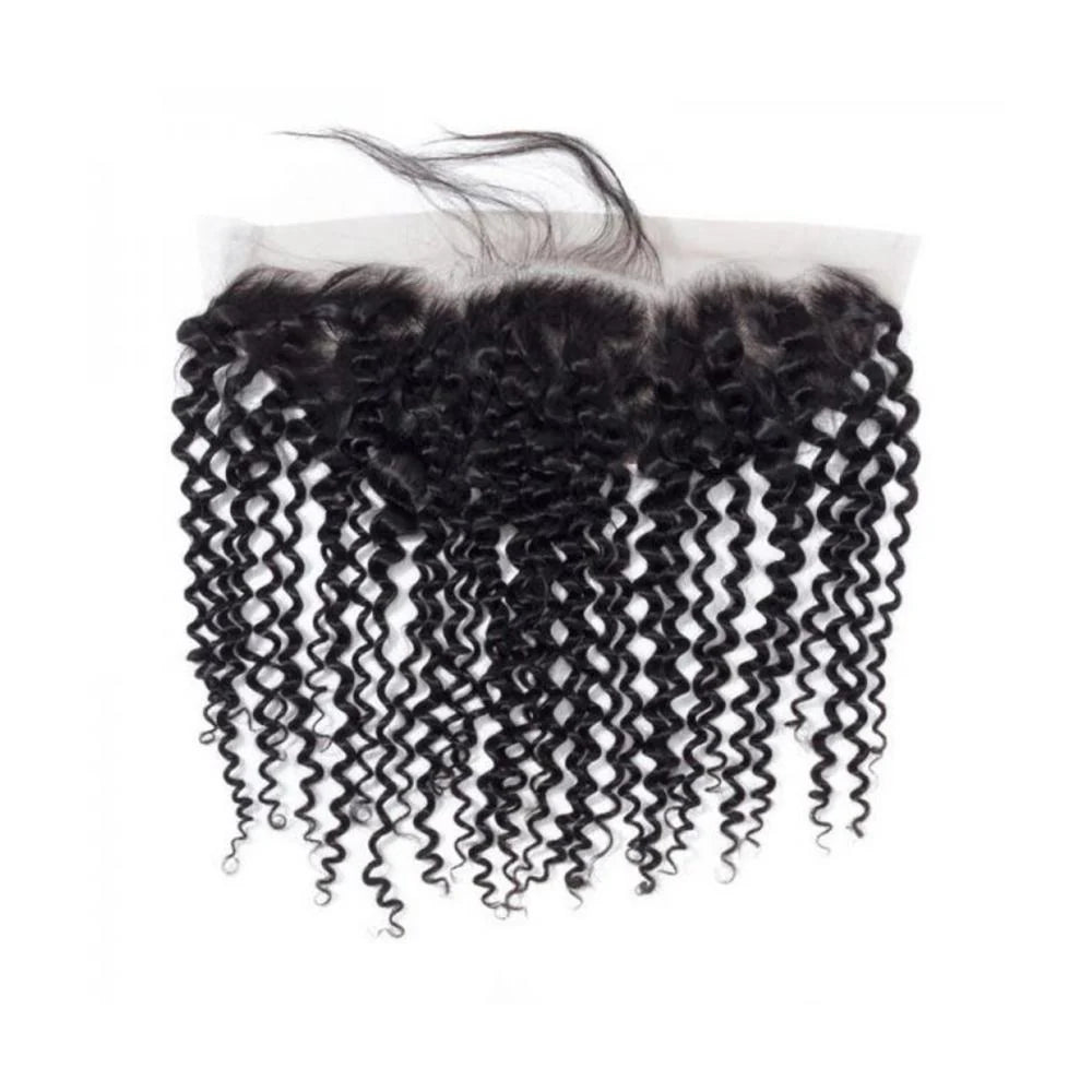 Raw Luxury Italian Curly 3 Bundles With 13X4 Transparent Frontal Deal